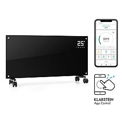 Klarstein Bornholm Smart, konvektor, 2000 W, Wi-Fi, LED displej, časovač, IP24, černý