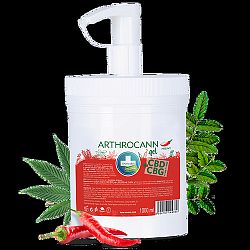 Annabis Arthrocann hřejivý gel CBD+CBG 1000 ml