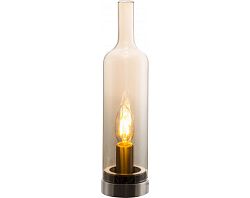 Stolní lampa Bottle 50090123, jantarové sklo